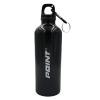 Czarny aluminiowy bidon POINT – 500 ml, zamknięcie leak proof