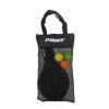 Zestaw do gry w tenisa plażowego POINT BEACH – rakietki czarne 40x20 cm i piłeczki rekreacyjne