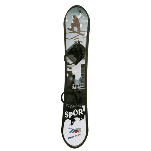 Deska snowboardowa POINT WHITE 128 cm – widok całościowy – idealna dla dzieci i dorosłych