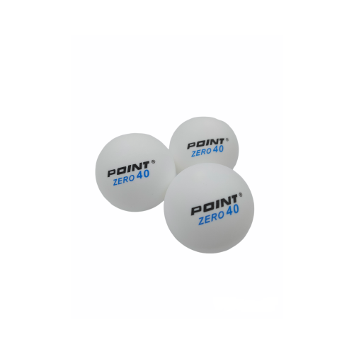 Piłeczki Point Zero – ABS 40 mm, bezszwowe, zestaw 8 sztuk