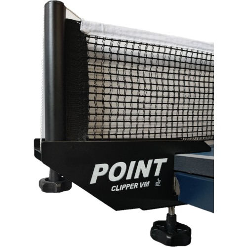 Zbliżenie na uchwyt śrubowy siatki Point Clipper VM