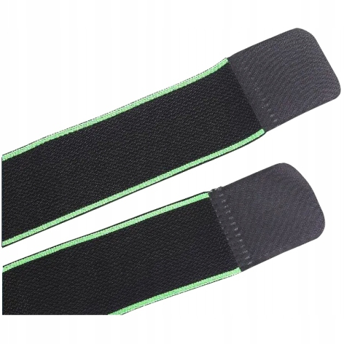 POINT stabilizator kolana zielony – szczegół na stabilne pasy mocujące