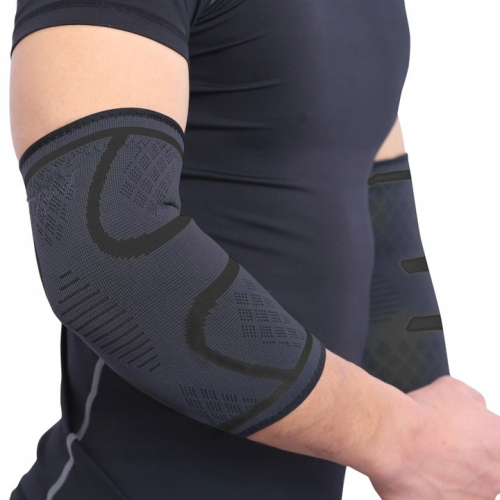 Stabilizator łokcia POINT – czarny, komplet 2 sztuk