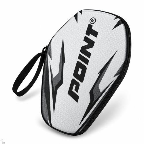 Twardy pokrowiec POINT Thunder White na 2 rakietki do tenisa stołowego